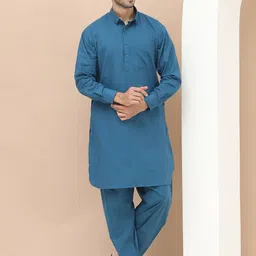 TAG 7 Men Regular Pure Cotton Kurta with Salwar-picture-40