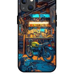 QRIOH Quirky Printed iPhone 13 Mini Back Case Mobile Accessories-image-77