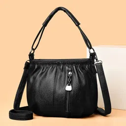 DressBerry PU Structured Sling Bag-26