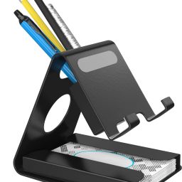 ELV DIRECT Universal Mobile Phone Stand Holder with Card & Pen Up to 8 inch Mobile Holder-22