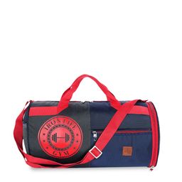 Fly Fashion Navy-Blue & Red Printed Small Duffel Bag-7