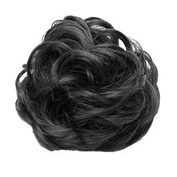 CRIBE Black Ruffel Bun-50