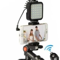 Clairbell TGK_693L_Vlogging Video Making Kit with tripod, holder, microphone & led light Tripod Kit-picture-17