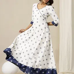 AURELIA Polka Dot Print Maxi Dress-image-61