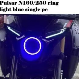 bajaj pulsar n160/250 ring light single pc blue Projector Lens-image-82