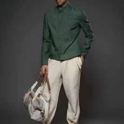 Balance by Rohit Bal Men Bomber with Patchwork Jacket-7