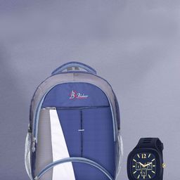 Blubags Men Brand Logo Contrast Detail Backpack-32