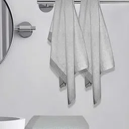 Aura Brown & Grey 4 Cotton 210 GSM Bath Towel-image-93