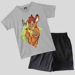 RISH Unisex Kids Printed T-shirt with Shorts-image-37
