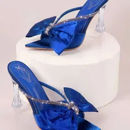 Stylestry Embellished Suede Stiletto Sandals-37
