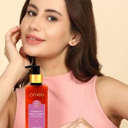 Omeo Set Of 2 Mulberry Mango Body Lotion With Kokum Sal & Cocoa Butter - 200ml Each image 4