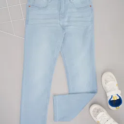 Pantaloons Junior Boys Slim Fit  Heavy Fade Jeans-picture-34