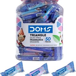Jar of Triangular Non-Toxic Eraser-0