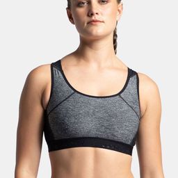 Jockey Wirefree Padded Tactel Nylon Full Coverage Racerback Styling Sports Bra - AP20-picture-48