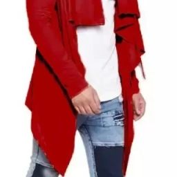 Men Jacket Style Full Sleeve Red Shrug-image-35