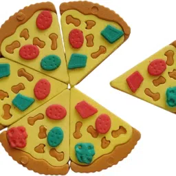 Pizza Shape Eraser 6Slices Per Box Kids Non-Toxic Eraser-image-54