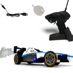 Rc Racing car For kids with Reachargable and Mist Smoke-12