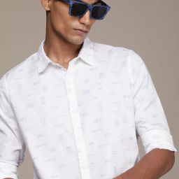 Men Slim Fit Printed Casual Shirt-image-31