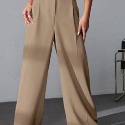 broadstar Women Regular Fit Beige Polyester Trousers-picture-13