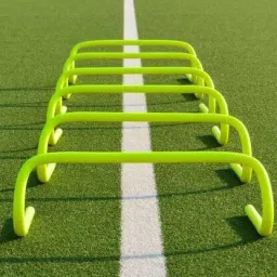 6inch Speed Hurdle Agility training hurdles for speed training set of 6 durable PVC Speed Hurdles-6