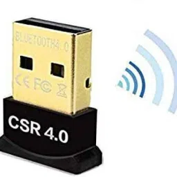 Jambuwala Enterprise USB Bluetooth Adapter, CSR 4.0 USB Bluetooth Dongle Receiver with All in One Driver CD, Gold Plated, for Laptop PC Computer Supports Windows 10 8 7 Vista XP USB Adapter-0