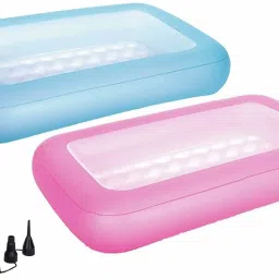 SWIMMING POOL FOR KIDS 65"X41" X 10"/5.2FT X 2.4FT X 0.8Ft Multicolor With Pump Inflatable Swimming Pool-45
