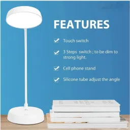 absolute lifestyle 3 Colour Mode Rechargeable, Flexible Gooseneck LED Study/Desk Table Lamp, Study Lamp image 3