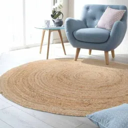 Beige Jute Carpet-28