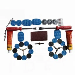 Quick Repair Cycle burst and Puncture Tubed Tyre Puncture Repair Kit-image-63
