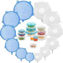 Silicone Cover for Kitchen Food Material: Food Grade Silicone Type: Cookware 7.3 inch, 6.3 inch, 5.5 inch, 4.3 inch, 3.5 inch, 2.6 inch Lid Set-image-6