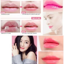 nuvya Pink Glow Gold Infused Lip Oil with Color Changing Formula image 5