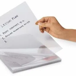 100 Micron Transparent OHP Sheet - Pack of 100 Sheets A4 100 gsm Transparent Paper-16