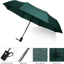 r-rgk 3 Fold with Auto Open and Close UV Umbrella image 4