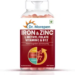 Iron & Zinc Tablets With Vitamin C & B12 | Immunity & Hemoglobin Booster-image-14