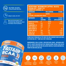 fast&up Ultra Instantized BCAA for Performance, Endurance & Recovery BCAA image 3