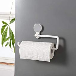 Magic Sticker Kitchen Towel Holder Paper Towel Holder, Napkin Holder for Kitchen Plastic Toilet Paper Holder-18