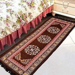 Brown Cotton Area Rug-image-74