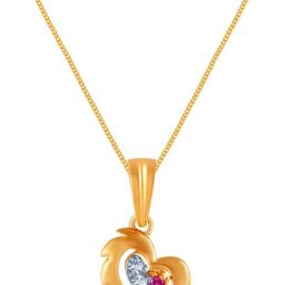 PC Chandra Jewellers DIAMOND COLLECTION 14kt Yellow Gold Pendant-image-30