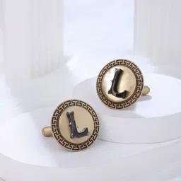 COSA NOSTRAA Textured Alphabet Cufflink-image-99