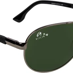 aislin Toughened Glass Lens, UV Protection Aviator, Wrap-around Sunglasses (62)-picture-0
