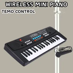 (Piano Keyboard) Toy with 37 Key, Recording and Mic, Adapter for DC Power B326 (Piano Keyboard) Toy with 37 Key, Recording and Mic, Adapter for DC Power B326 Analog Portable Keyboard-16