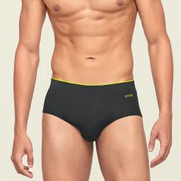 xyxx Pack of 5 Uno Intellisoft Micro Modal Solid Men Brief image 4