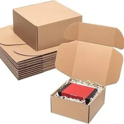 Self-Locking Box Craft Paper 3 Ply Corrugated Box – 4x4x1.5 White Mailer for E-commerce Packaging Packaging Box-image-74