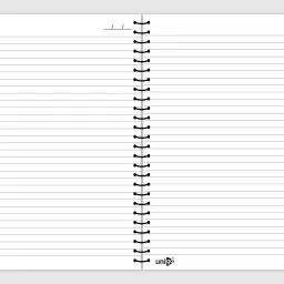 unigo Notebook A4 Notebook Single Line - Ruled, 300 Pages image 3