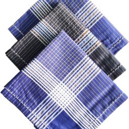 Caslino Cotton Checks Hanky for Men ["Dark Color","Multicolor"] Handkerchief-image-9