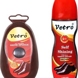 vetro liquid brown shoe polish & brown sponge Patent Leather, Synthetic Leather, Leather Shoe Liquid Polish-image-18