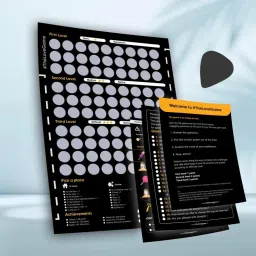Couple Scratch-off Card with 169 task Photographic Paper-22