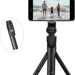 AMUSING Portable Selfie Stick Tripod with Bluetooth Remote Bluetooth Selfie Stick-image-21
