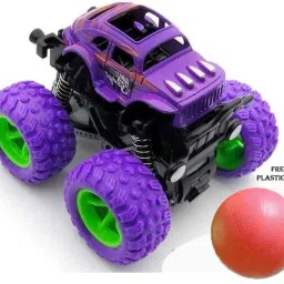 Mini Monster Truck Friction Cars Toys 360 Degree Stunt Cars Kids +Plastic Ball-19