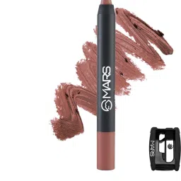 Won't Budge Won't Smudge Non Transfer Lip Crayon With Sharpner Lipstick-image-53